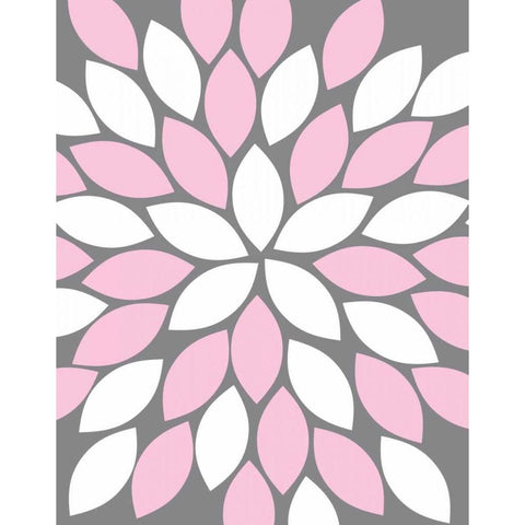 White Modern Wood Framed Art Print by Robinson, Tamara