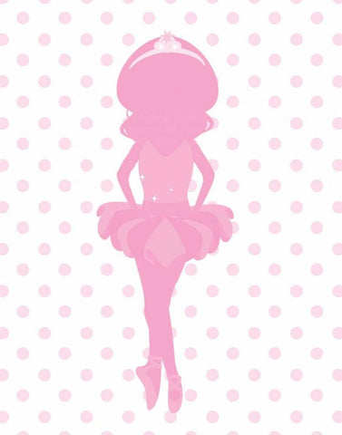 Sparkle Ballerina II Black Ornate Wood Framed Art Print with Double Matting by Robinson, Tamara