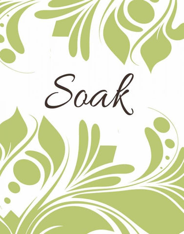 Bath Soak Swirl Black Ornate Wood Framed Art Print with Double Matting by Robinson, Tamara