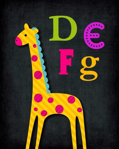 DEFG Animal White Modern Wood Framed Art Print with Double Matting by Robinson, Tamara