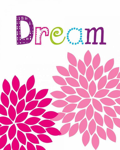 Dream Flower Black Ornate Wood Framed Art Print with Double Matting by Robinson, Tamara