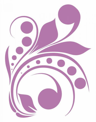 Swirl I  Black Ornate Wood Framed Art Print with Double Matting by Robinson, Tamara