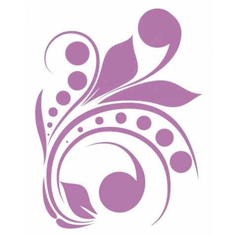 Swirl I  White Modern Wood Framed Art Print by Robinson, Tamara