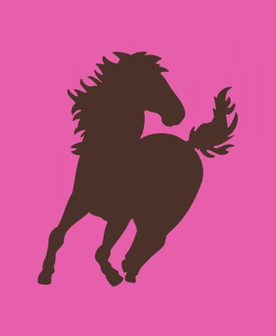 Cowgirl Horse Black Ornate Wood Framed Art Print with Double Matting by Robinson, Tamara