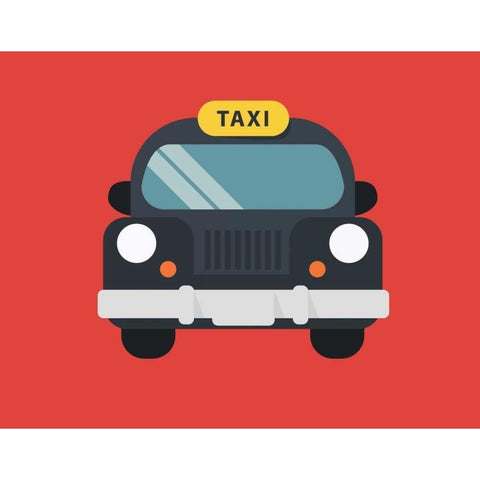 Car III Black Modern Wood Framed Art Print with Double Matting by Robinson, Tamara