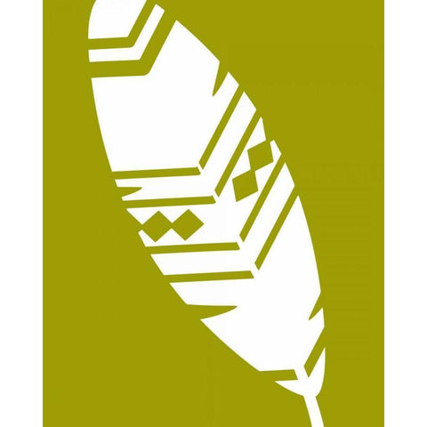 Feather I White Modern Wood Framed Art Print by Robinson, Tamara