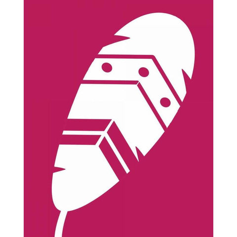 Feather II Black Modern Wood Framed Art Print with Double Matting by Robinson, Tamara