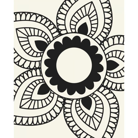 Paisley Feather VII White Modern Wood Framed Art Print by Robinson, Tamara