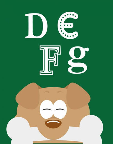 DEFG Animals White Modern Wood Framed Art Print with Double Matting by Robinson, Tamara