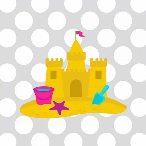 Beach Bathroom III Black Modern Wood Framed Art Print by Robinson, Tamara