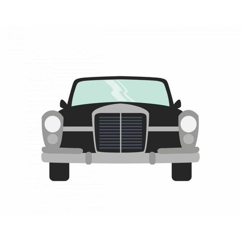 Car III Black Modern Wood Framed Art Print by Robinson, Tamara