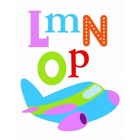 Transportation LMNOP Black Modern Wood Framed Art Print by Robinson, Tamara