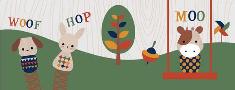 Toy Box Playground I Black Ornate Wood Framed Art Print with Double Matting by Robinson, Tamara