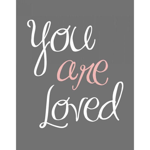 You Are Loved Gold Ornate Wood Framed Art Print with Double Matting by Robinson, Tamara