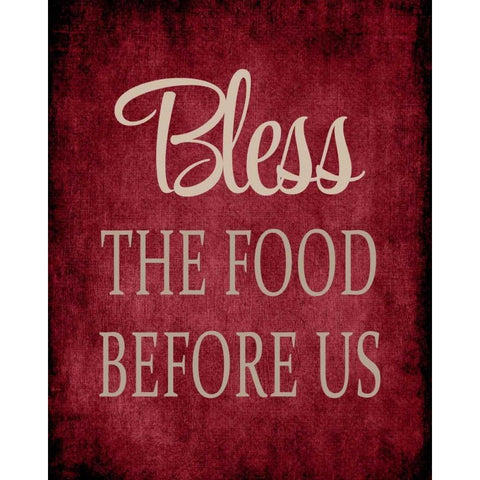 The Food Before Us - Red Gold Ornate Wood Framed Art Print with Double Matting by Robinson, Tamara
