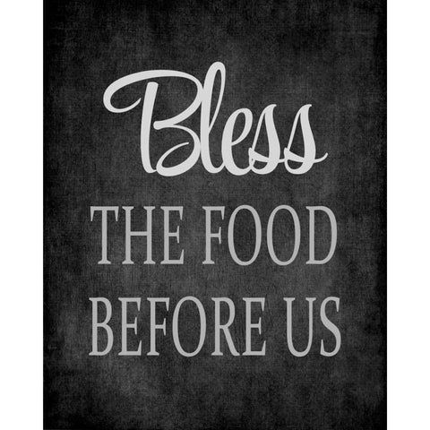 The Food Before Us - Grey White Modern Wood Framed Art Print by Robinson, Tamara