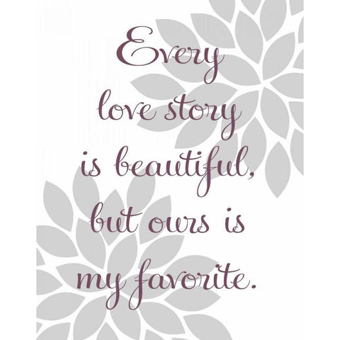 Every Love Story Black Modern Wood Framed Art Print by Robinson, Tamara