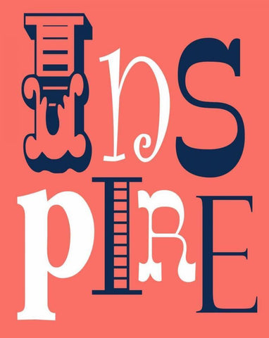 Inspire White Modern Wood Framed Art Print with Double Matting by Robinson, Tamara