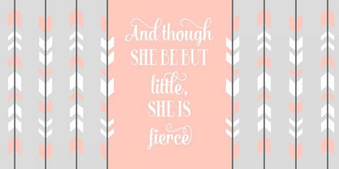 Fierce Tribal Arrow II White Modern Wood Framed Art Print with Double Matting by Robinson, Tamara