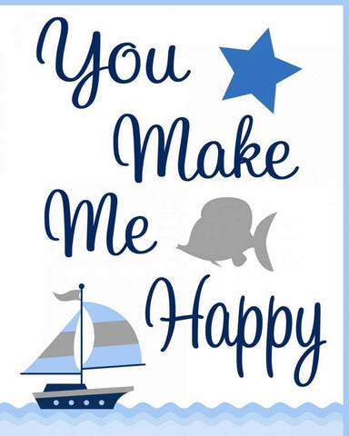 Nautical Sunshine III Black Ornate Wood Framed Art Print with Double Matting by Robinson, Tamara