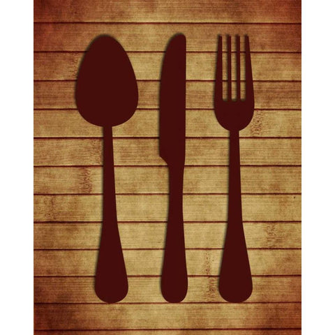 Kitchen Utensils II Gold Ornate Wood Framed Art Print with Double Matting by Robinson, Tamara