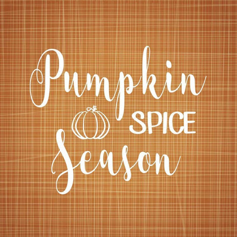 Pumpkin Spice White Modern Wood Framed Art Print with Double Matting by Robinson, Tamara