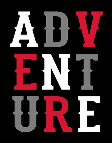 Adventure Lumberjack White Modern Wood Framed Art Print with Double Matting by Robinson, Tamara