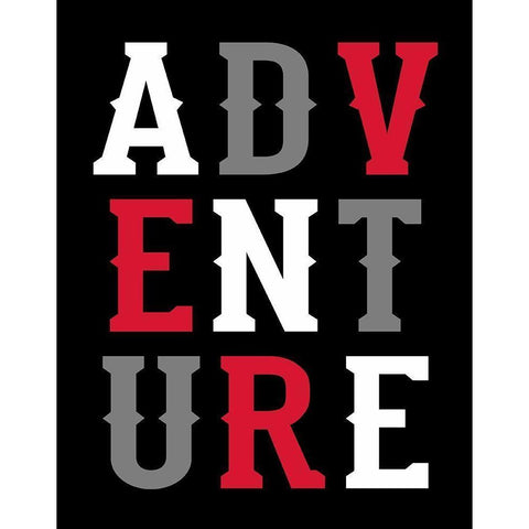 Adventure Lumberjack Black Modern Wood Framed Art Print by Robinson, Tamara