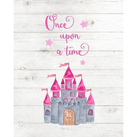 Once Upon a Time White Modern Wood Framed Art Print by Robinson, Tamara