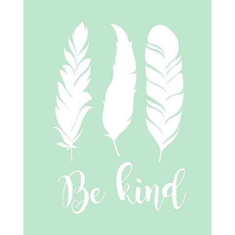 Be Kind Black Modern Wood Framed Art Print by Robinson, Tamara