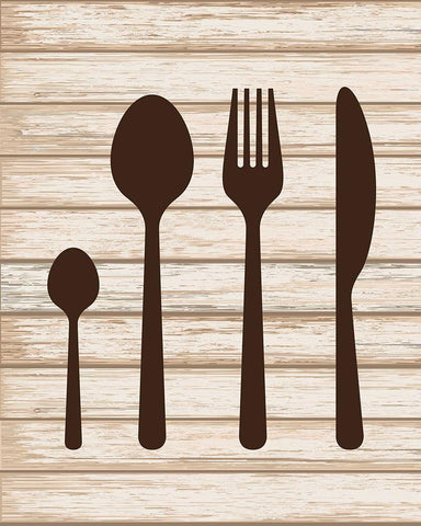 Dining Room Black Ornate Wood Framed Art Print with Double Matting by Robinson, Tamara