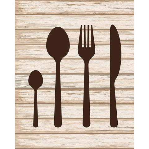 Dining Room White Modern Wood Framed Art Print by Robinson, Tamara