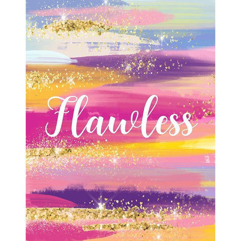 Flawless Black Modern Wood Framed Art Print with Double Matting by Robinson, Tamara