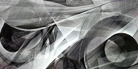 Binocular Vision White Modern Wood Framed Art Print with Double Matting by Dundon, Denise