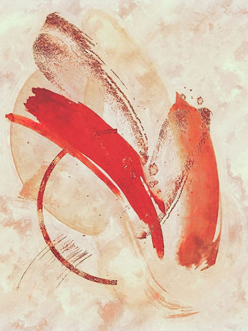 Ascending Notes Black Ornate Wood Framed Art Print with Double Matting by Dundon, Denise