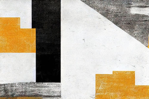 Keyholes White Modern Wood Framed Art Print with Double Matting by Dundon, Denise