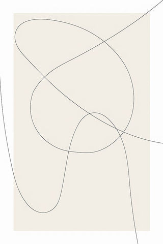 Lines at Play III Black Modern Wood Framed Art Print by Dundon, Denise