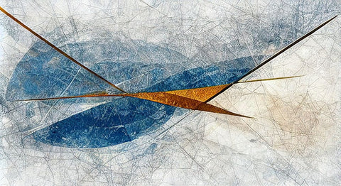 Alethiometer Black Ornate Wood Framed Art Print with Double Matting by Dundon, Denise