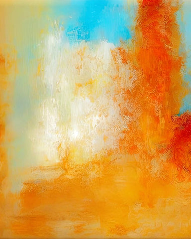 Purposeful Motion White Modern Wood Framed Art Print with Double Matting by Dundon, Denise