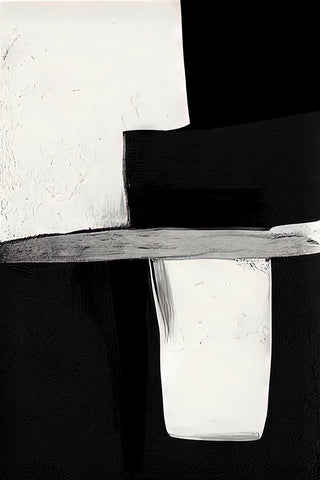 The Upside of Down White Modern Wood Framed Art Print with Double Matting by Dundon, Denise