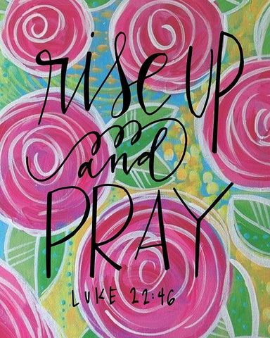 Rise Up White Modern Wood Framed Art Print with Double Matting by Wieners, Valerie