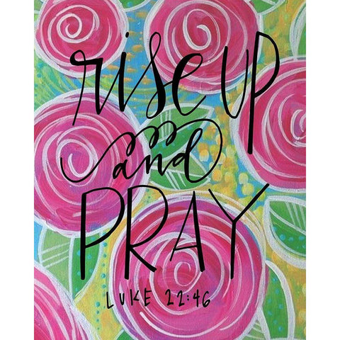 Rise Up Black Modern Wood Framed Art Print by Wieners, Valerie