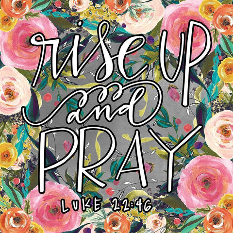 Rise Up Gold Ornate Wood Framed Art Print with Double Matting by Wieners, Valerie