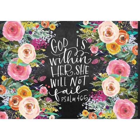 God Is Gold Ornate Wood Framed Art Print with Double Matting by Wieners, Valerie