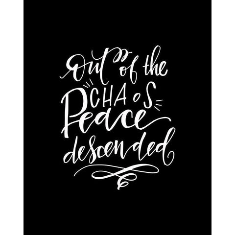 Chaos Gold Ornate Wood Framed Art Print with Double Matting by Wieners, Valerie