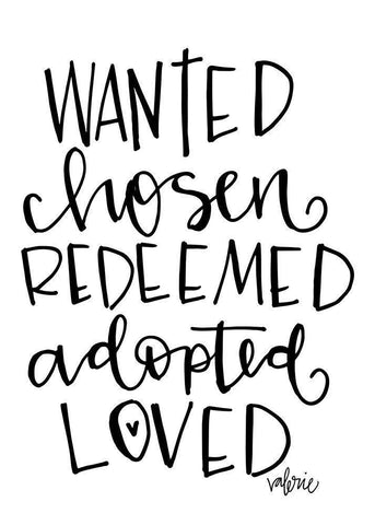 Wanted, Chosen Black Ornate Wood Framed Art Print with Double Matting by Wieners, Valerie