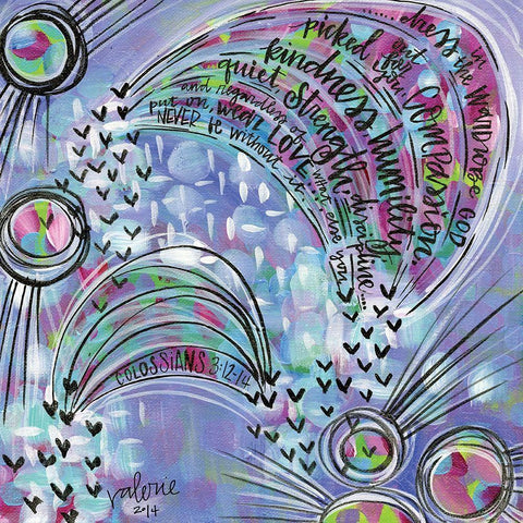 Wardrobe of God Black Ornate Wood Framed Art Print with Double Matting by Wieners, Valerie