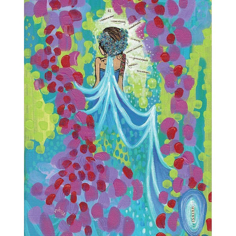 Bride Black Modern Wood Framed Art Print with Double Matting by Wieners, Valerie