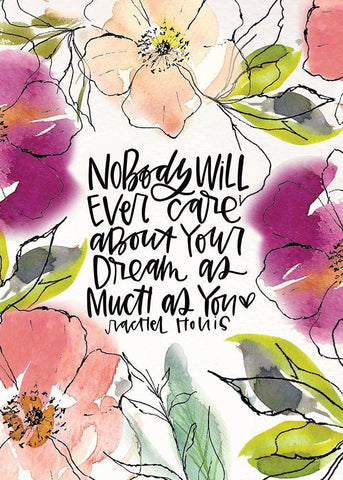 Nobody Will White Modern Wood Framed Art Print with Double Matting by Wieners, Valerie