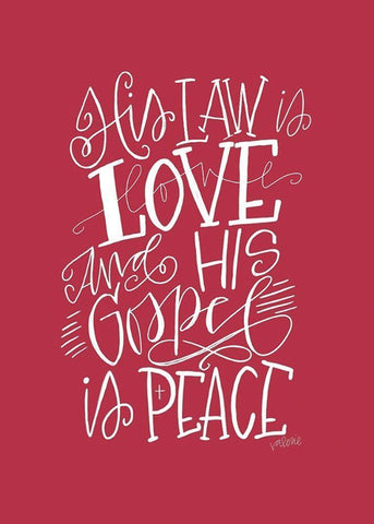 As I Love You Black Ornate Wood Framed Art Print with Double Matting by Wieners, Valerie